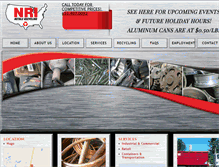 Tablet Screenshot of nationalrecyclinginc.com